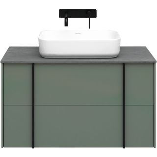 Тумба под раковину Allen Brau Reality 90 1.32006.CGM подвесная Олива матовая